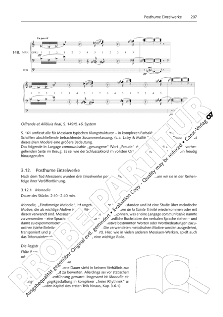 Orgelschule zur historischen Auffuhrungspraxis Organ Solo scores gallery preview page 208
