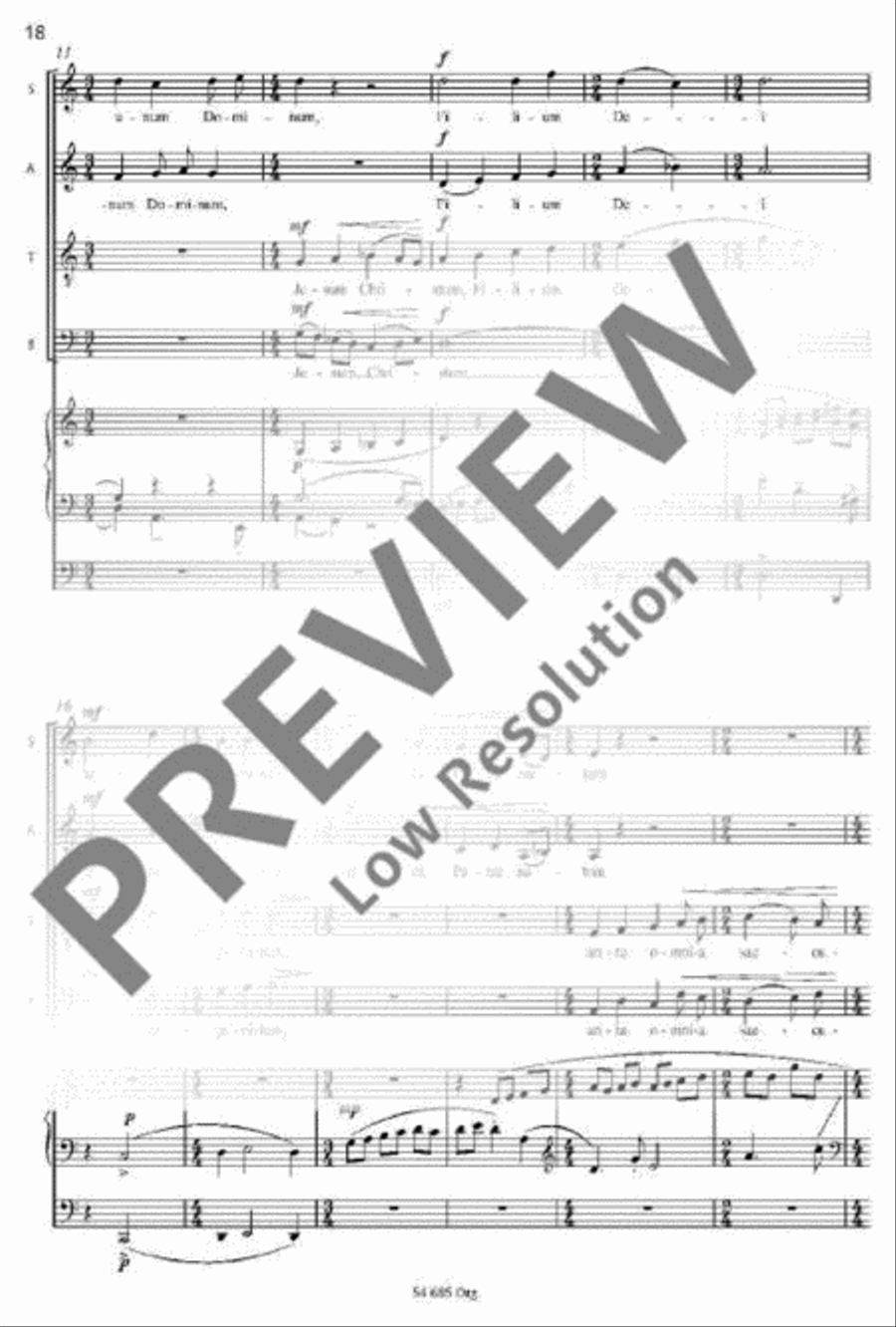 Missa brevis Mixed Choir scores gallery preview page 15