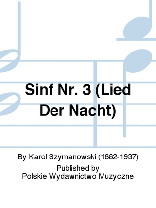 Book cover for Symphony No. 3 The Song of the Night Op. 27