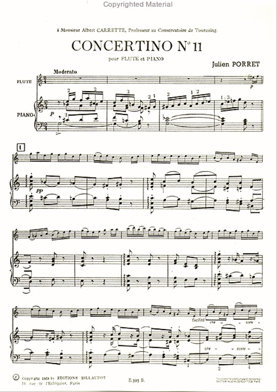 Concertino n°11 Concertino n°11 Piano Accompaniment scores gallery preview page 2
