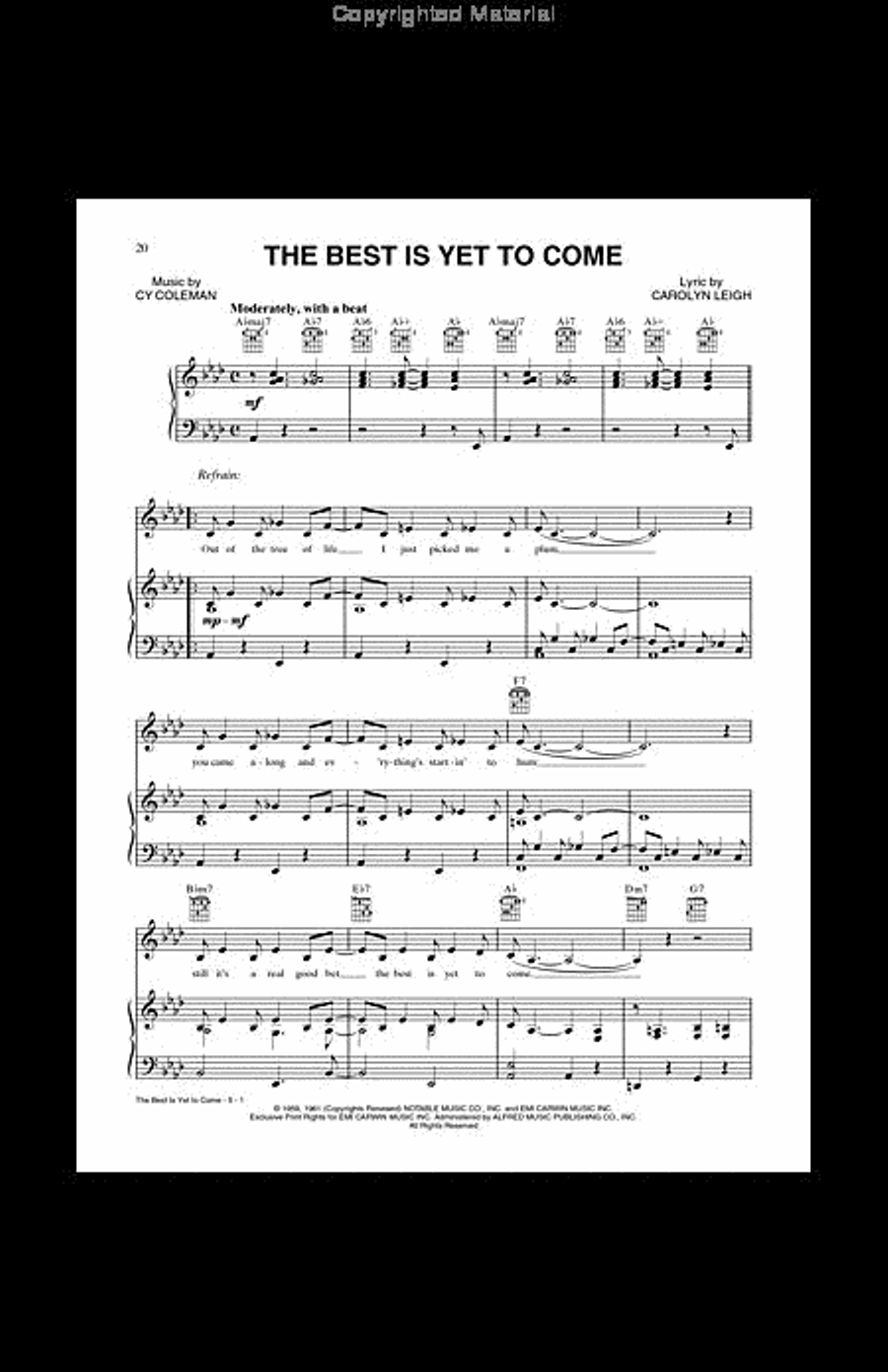 Cocktail Lounge Piano, Vocal, Guitar scores gallery preview page 3