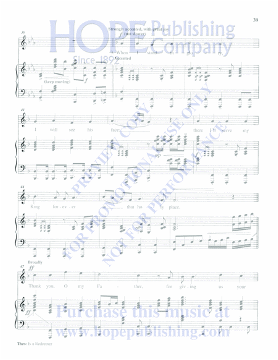 Seven Sacred Vocal Solos High Voice scores gallery preview page 42