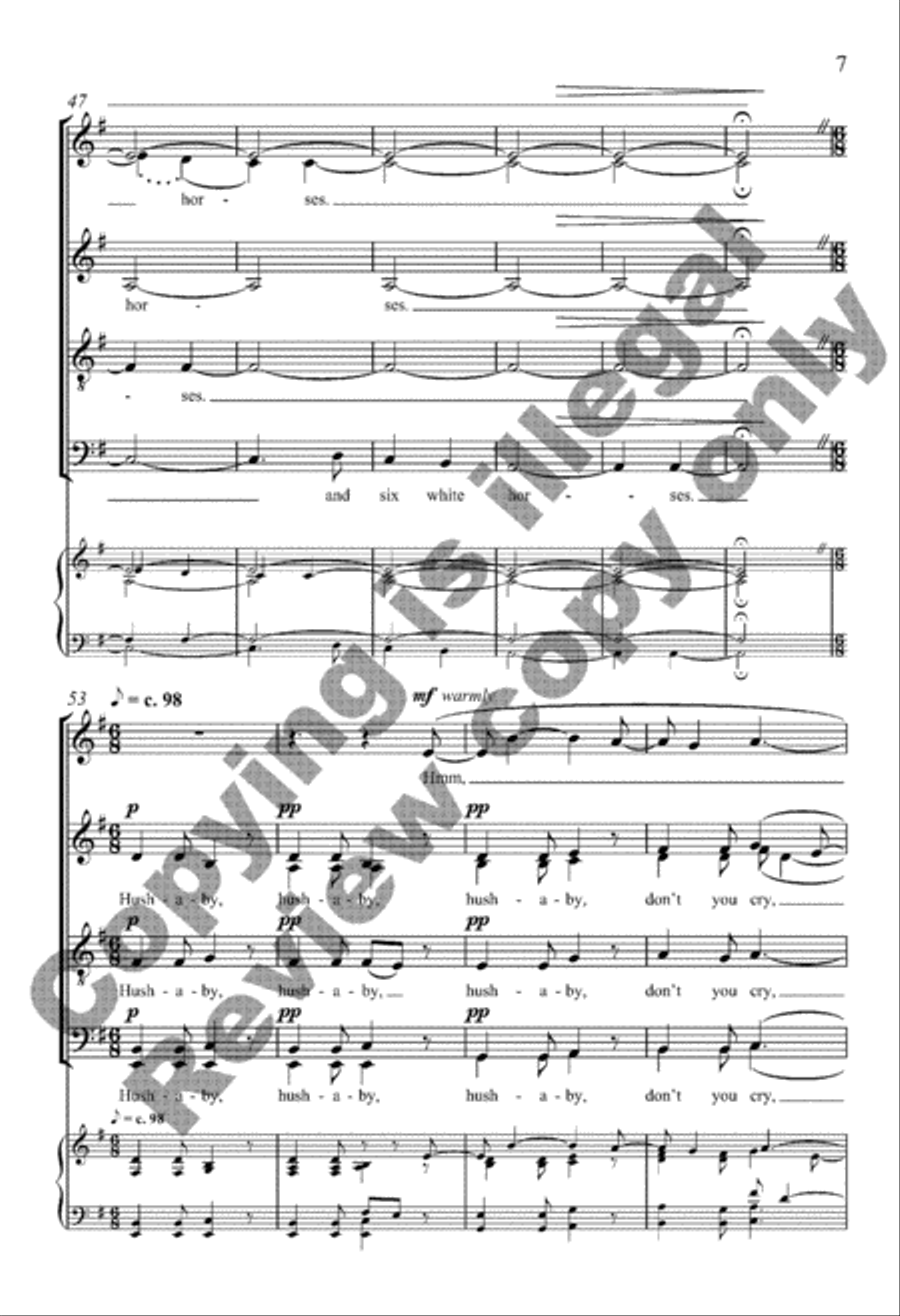 Hushaby Divisi scores gallery preview page 14
