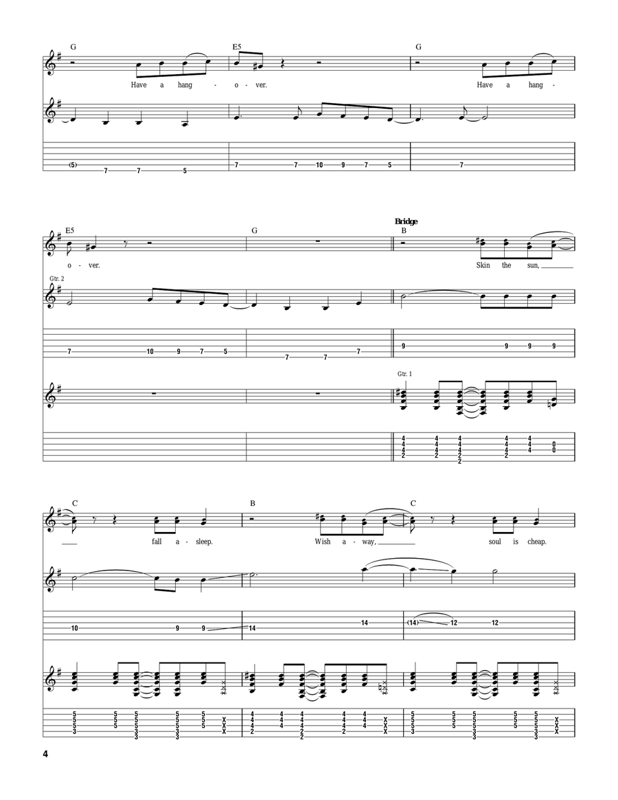 Dumb Dumb Acoustic Guitar scores gallery preview page 4