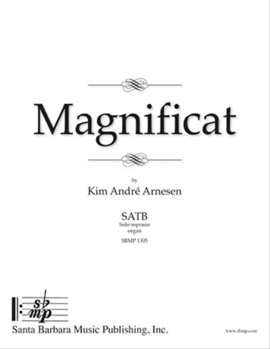Magnificat 4-Part scores gallery preview page 1