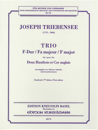 Trio for 2 oboes and cor anglais