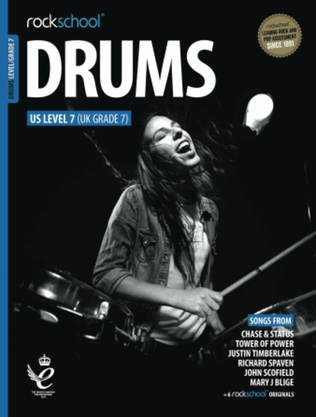 Book cover for Rockschool Drums Grade 7