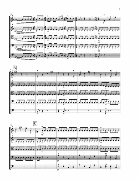 Little Suite for Strings, score and parts with rehearsal letters image number null