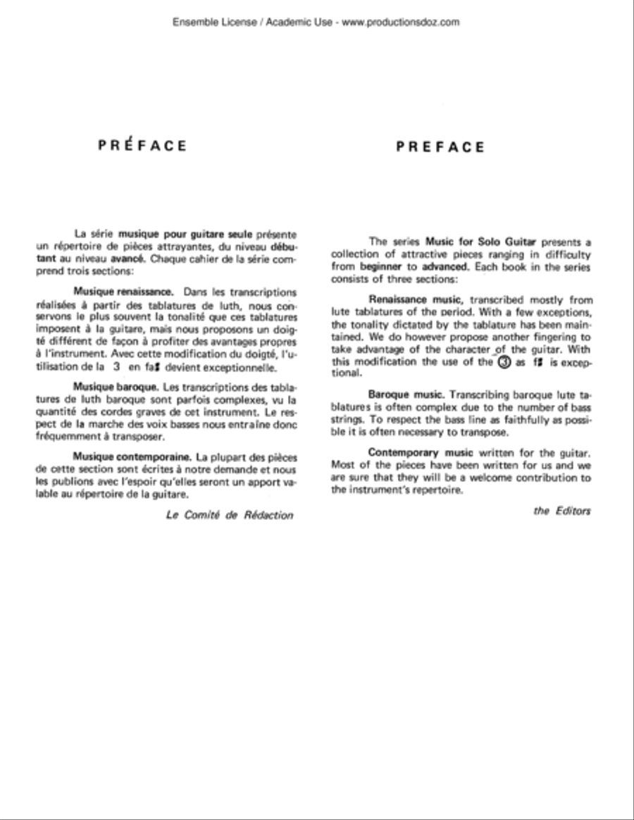 Musique pour guitare seule, Vol. 2 Classical Guitar scores gallery preview page 3
