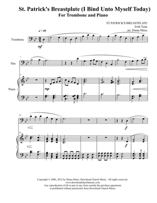 St. Patrick's Breastplate (Trombone & Piano)