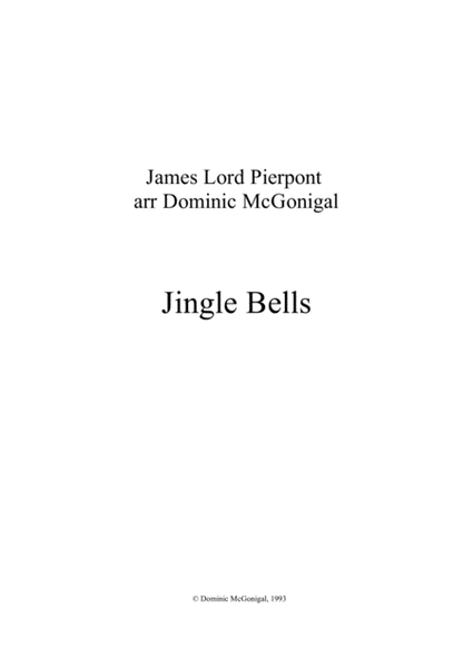 Jingle Bells (SAATB) image number null