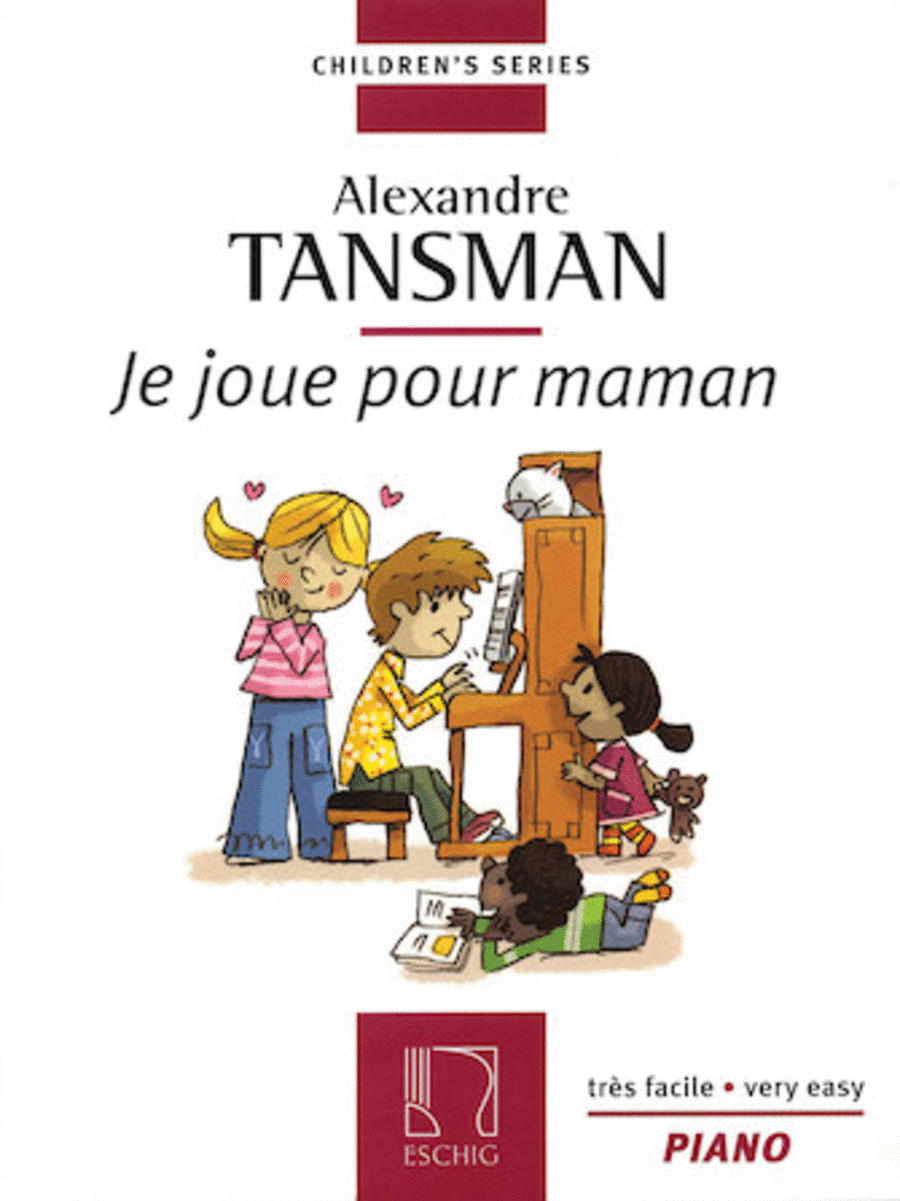 Tansman – I Play for Mama (Je Joue Pour Maman) Piano Solo scores gallery preview page 1