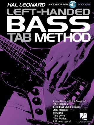 Hal Leonard Left-Handed Bass Tab Method – Book 1