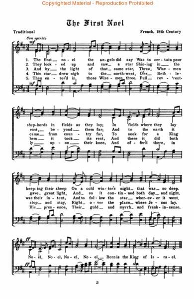 Christmas in Song 4-Part - Sheet Music