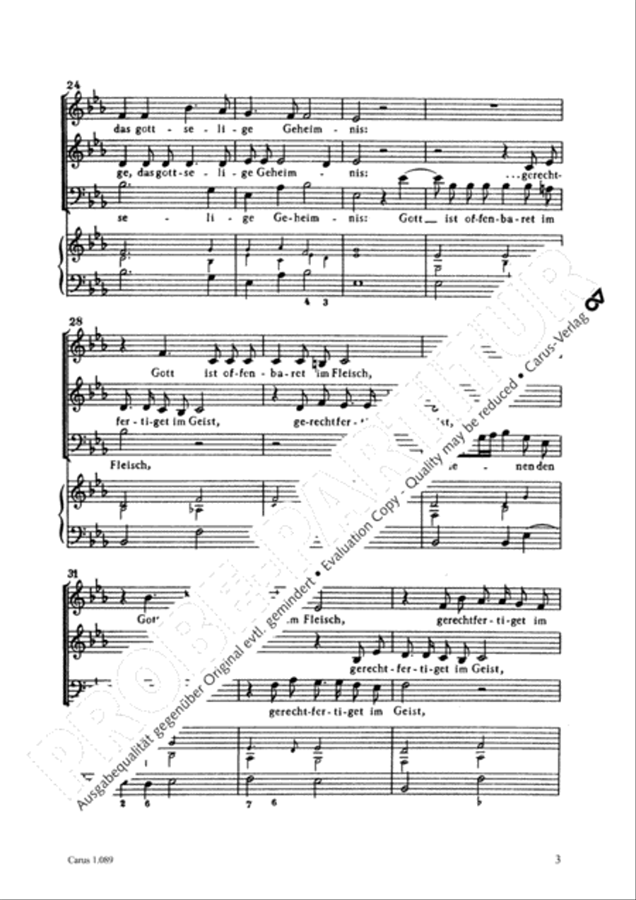 Kundlich gross ist das gottselige 3-Part scores gallery preview page 4