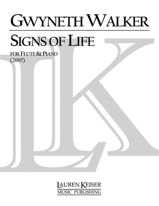 Book cover for Signs of Life: A Celebration for Flute and Piano