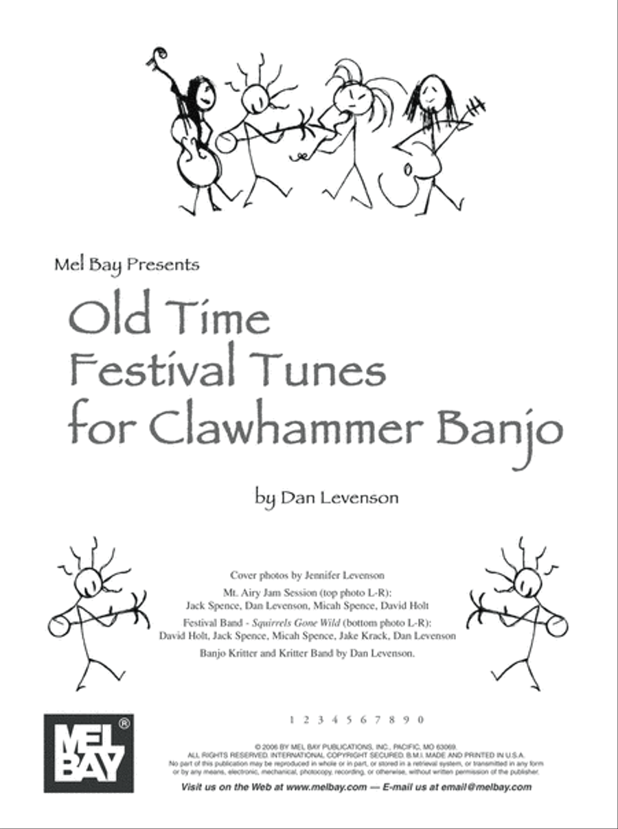 Old-Time Festival Tunes for Clawhammer Banjo image number null