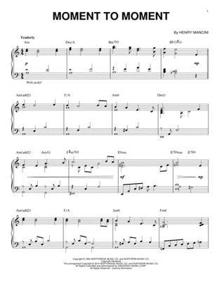 Book cover for Moment To Moment [Jazz version] (arr. Brent Edstrom)