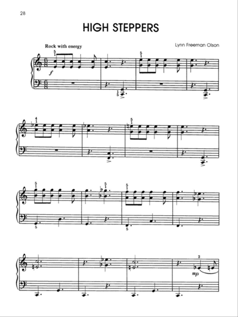 Pop! Goes the Piano, Book 1 Easy Piano scores gallery preview page 7