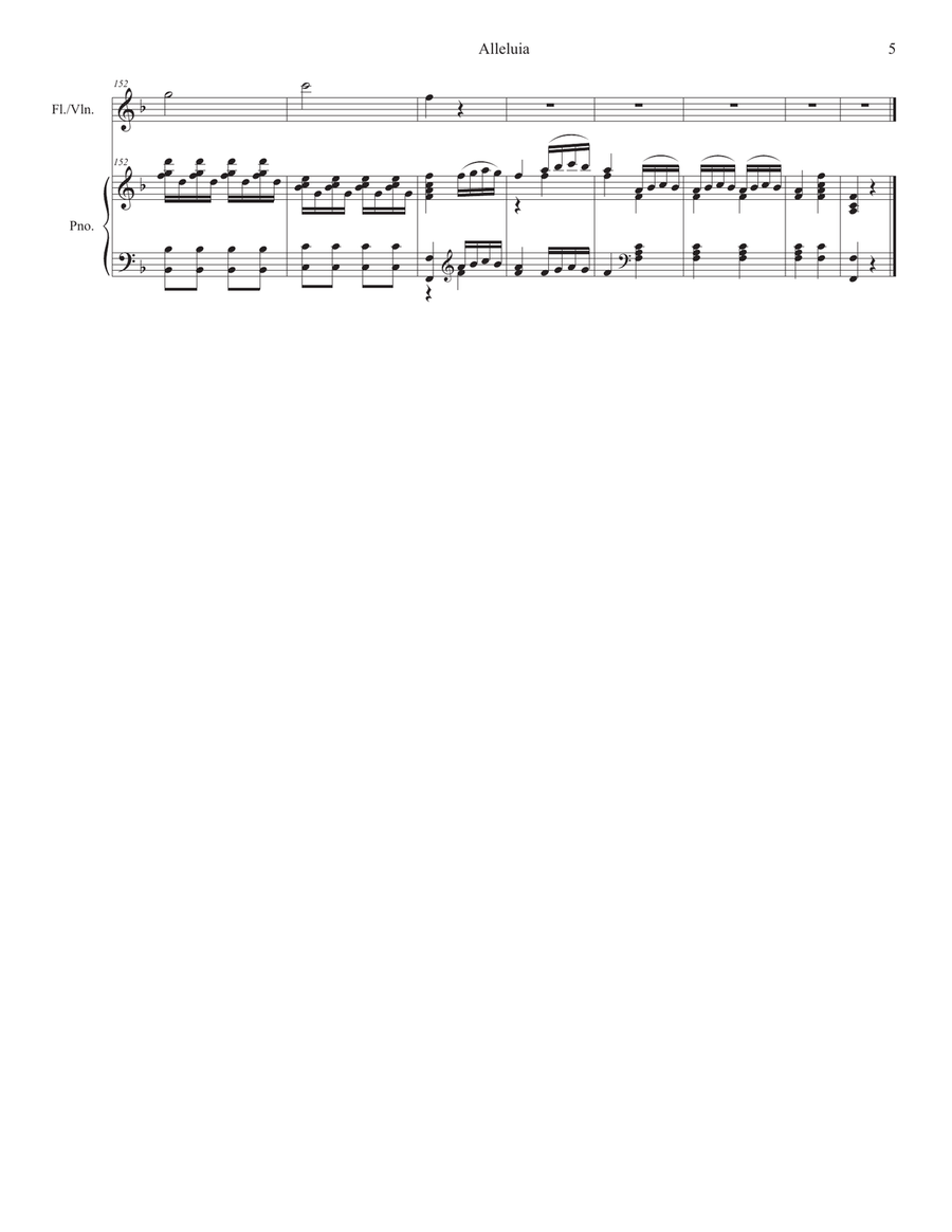 Alleluia (from 