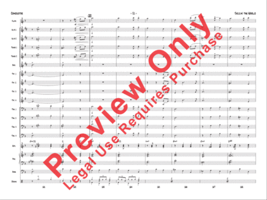 Jazzin' the World Jazz Ensemble scores gallery preview page 24