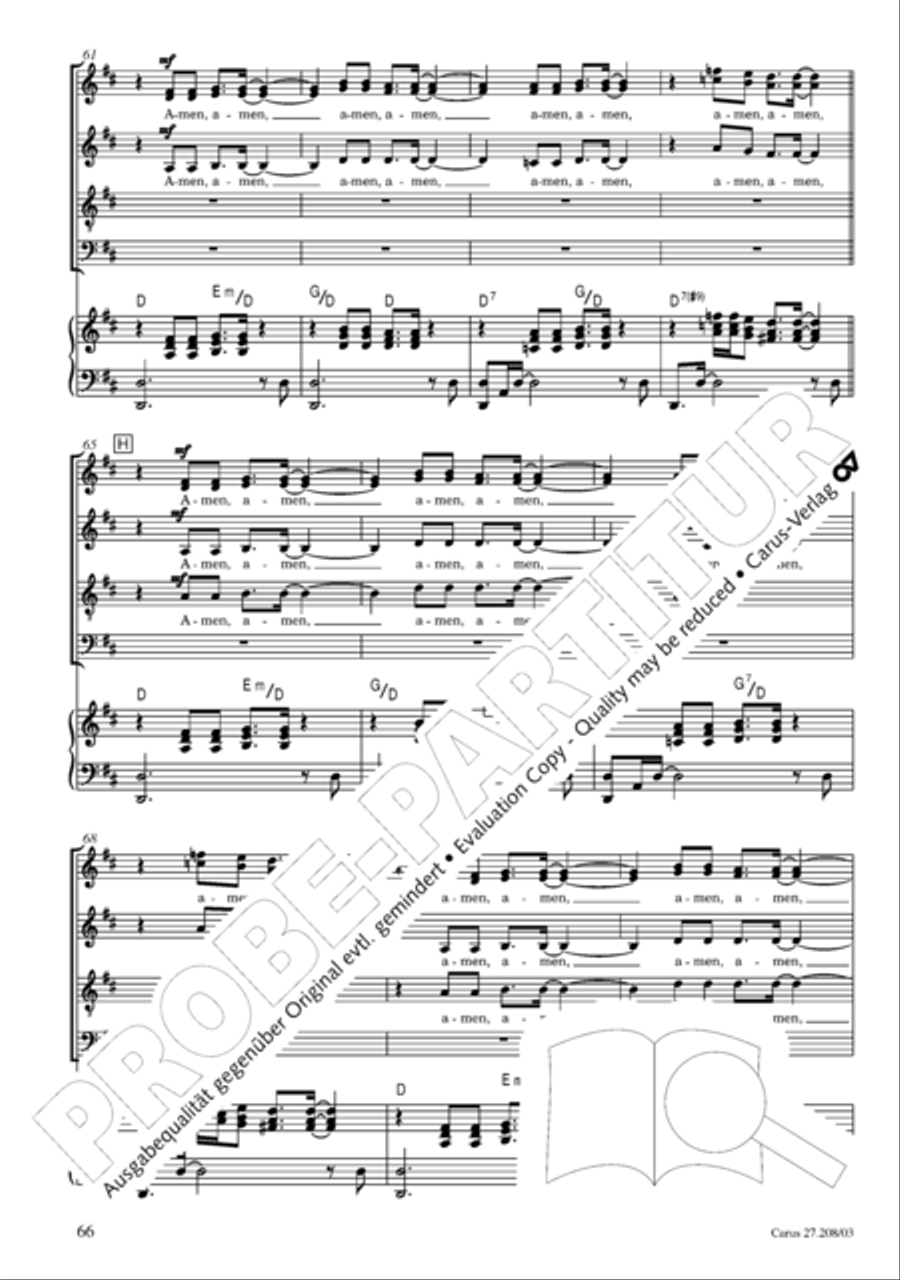 Magnificat Magnificat 4-Part scores gallery preview page 67