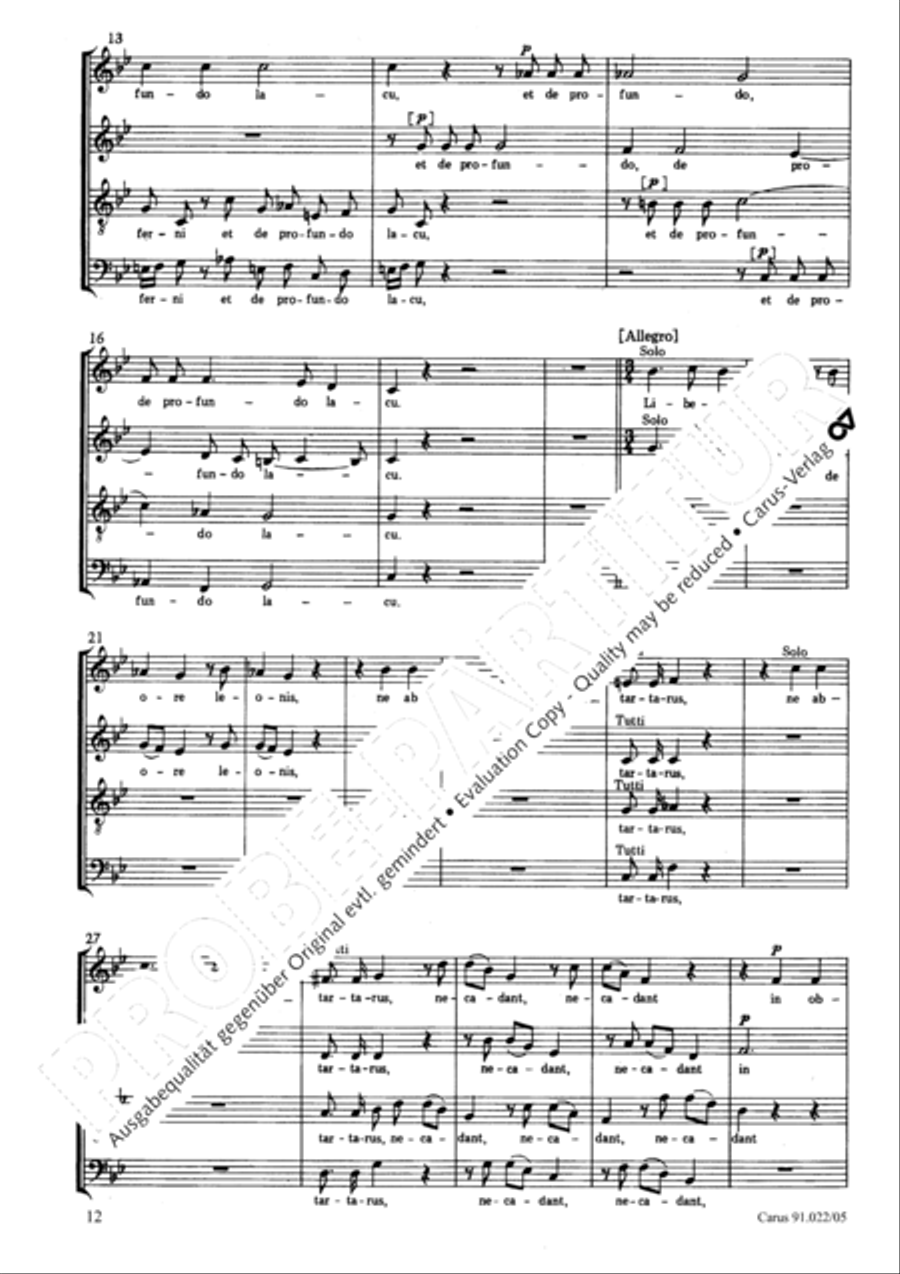 Requiem in B Requiem in B 4-Part scores gallery preview page 13