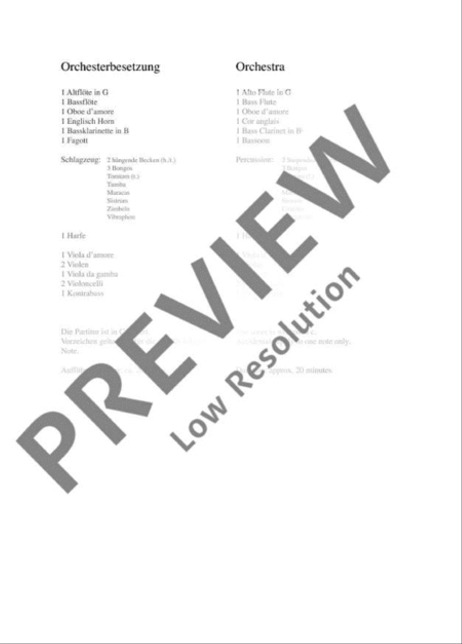 Ode an eine Äolsharfe Ode an eine Äolsharfe Bassoon scores gallery preview page 5