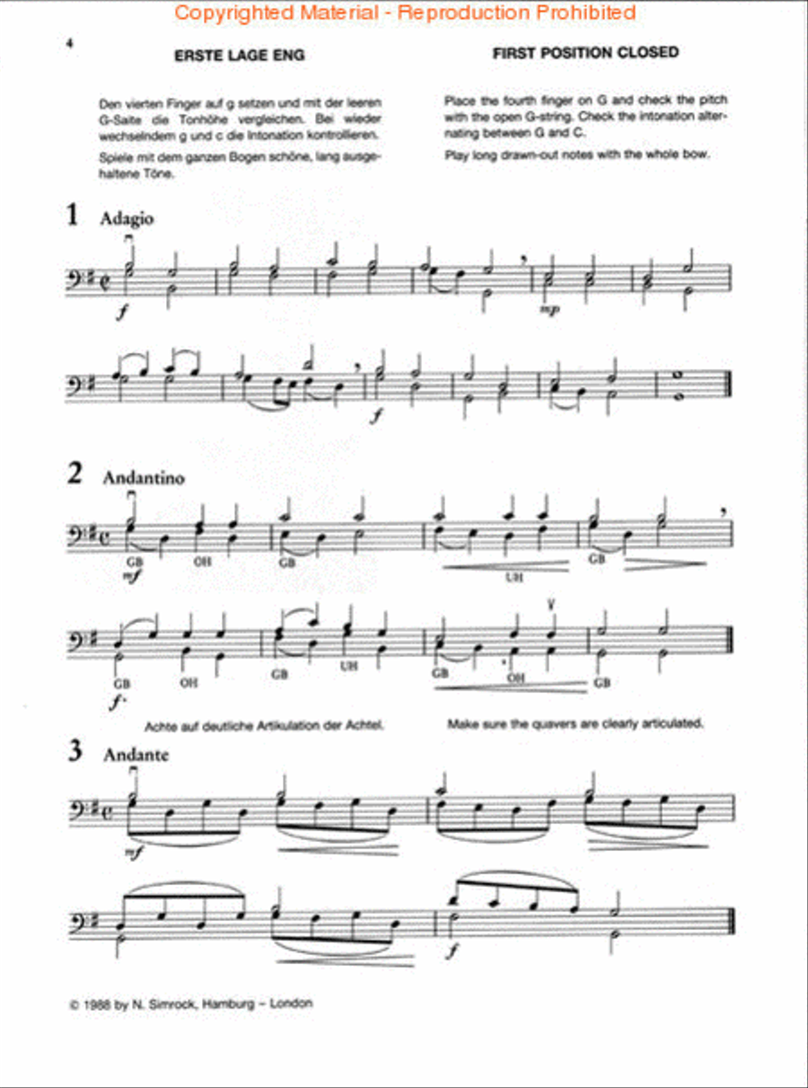 Fun With Double Stops 1 Vc Cello scores gallery preview page 2