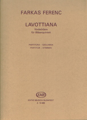 Book cover for Lavottiana für Bläserquintett