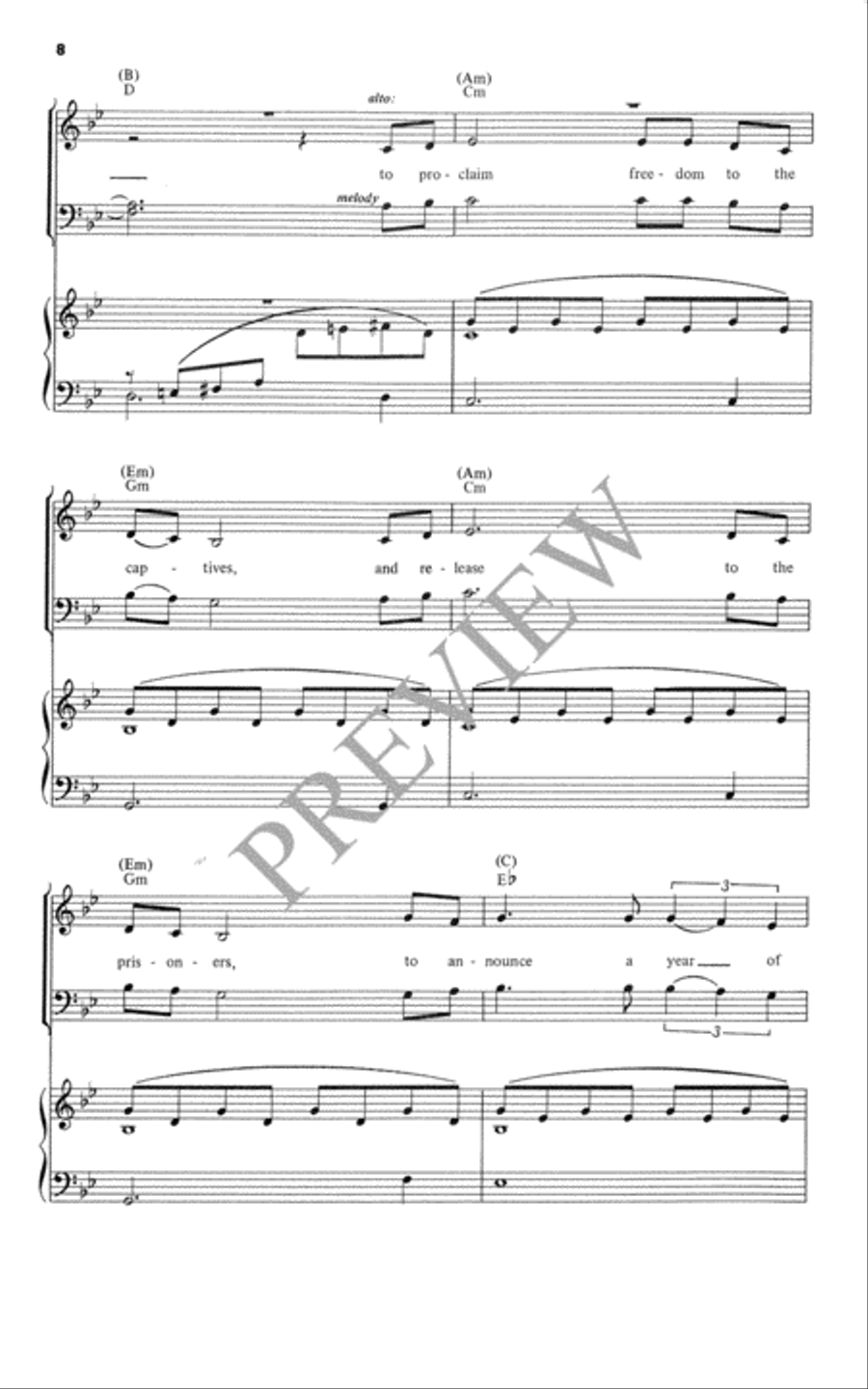 I Rejoice in the Lord I Rejoice in the Lord 4-Part scores gallery preview page 9