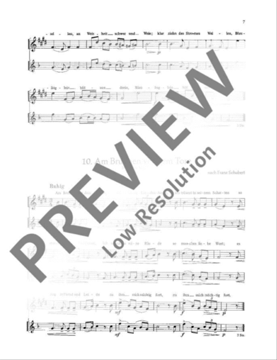 Mein Heimatland B-Flat Clarinet scores gallery preview page 8