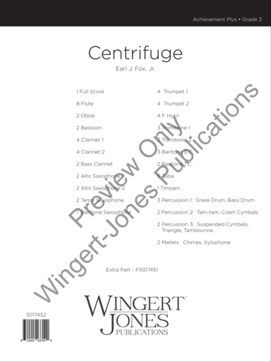 Centrifuge Centrifuge Concert Band scores gallery preview page 2