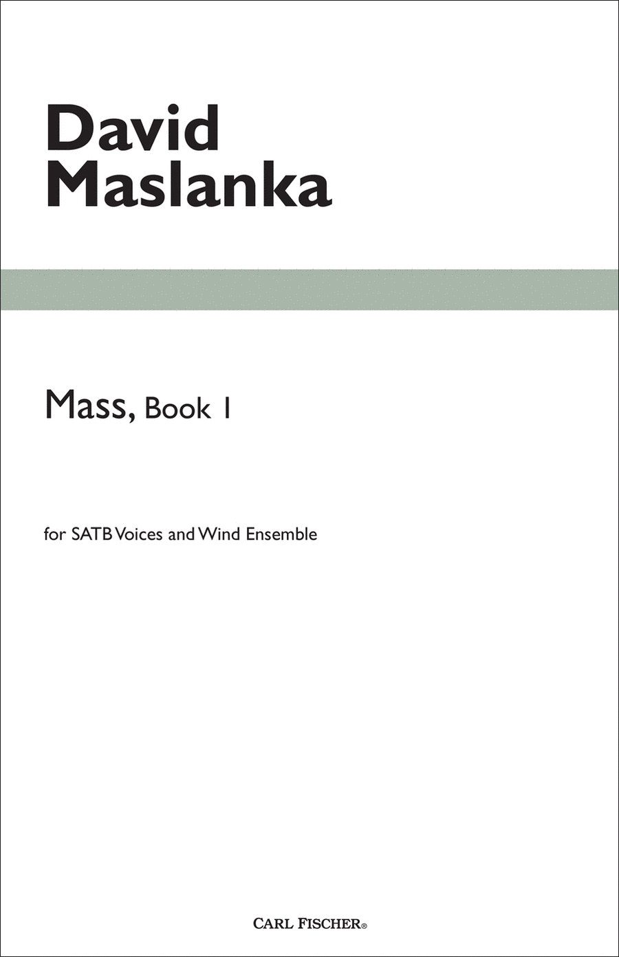 Mass, Book 1
