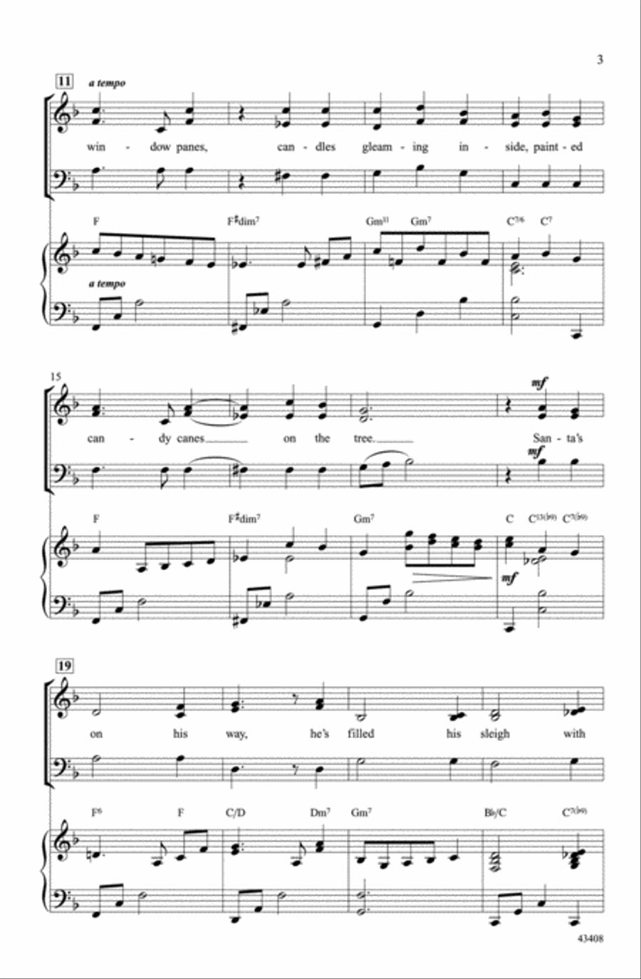 The Christmas Waltz Choir scores gallery preview page 2