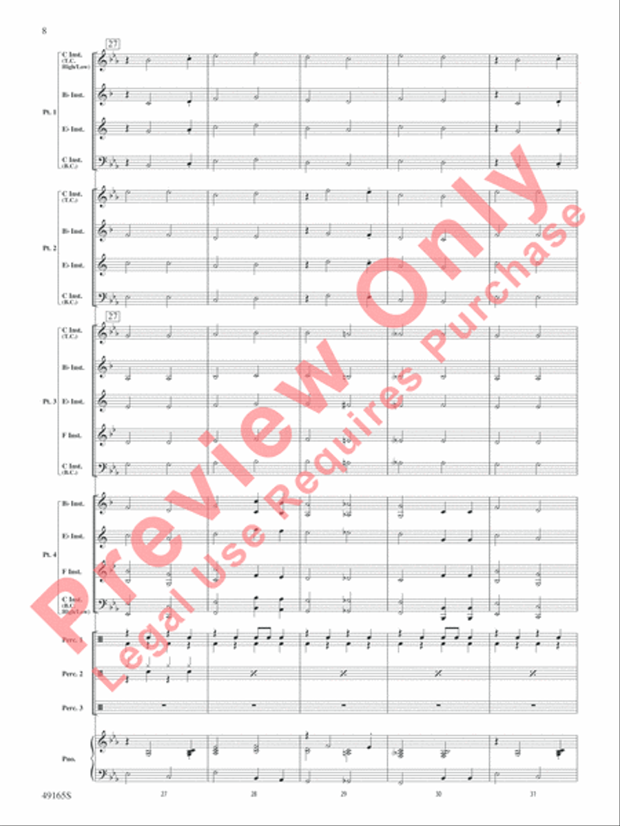 I Got Rhythm I Got Rhythm Concert Band scores gallery preview page 9