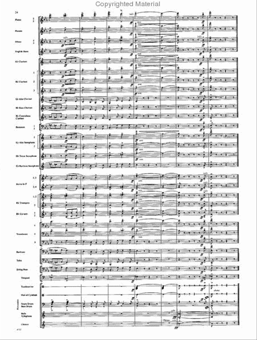 Funiculi, Funicula Concert Band scores gallery preview page 23