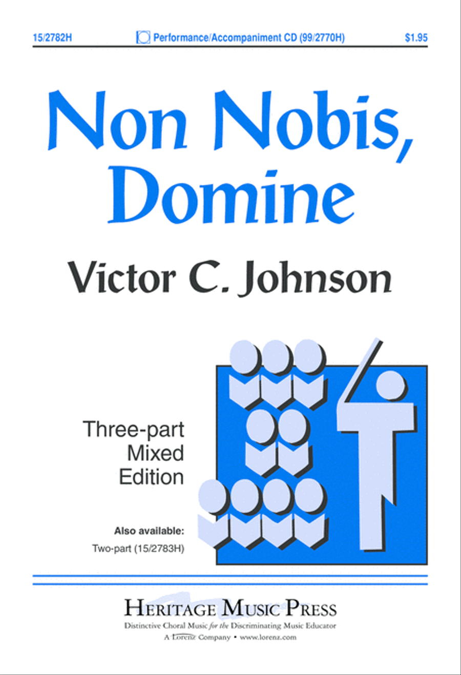 Non Nobis, Domine 3-Part scores gallery preview page 1