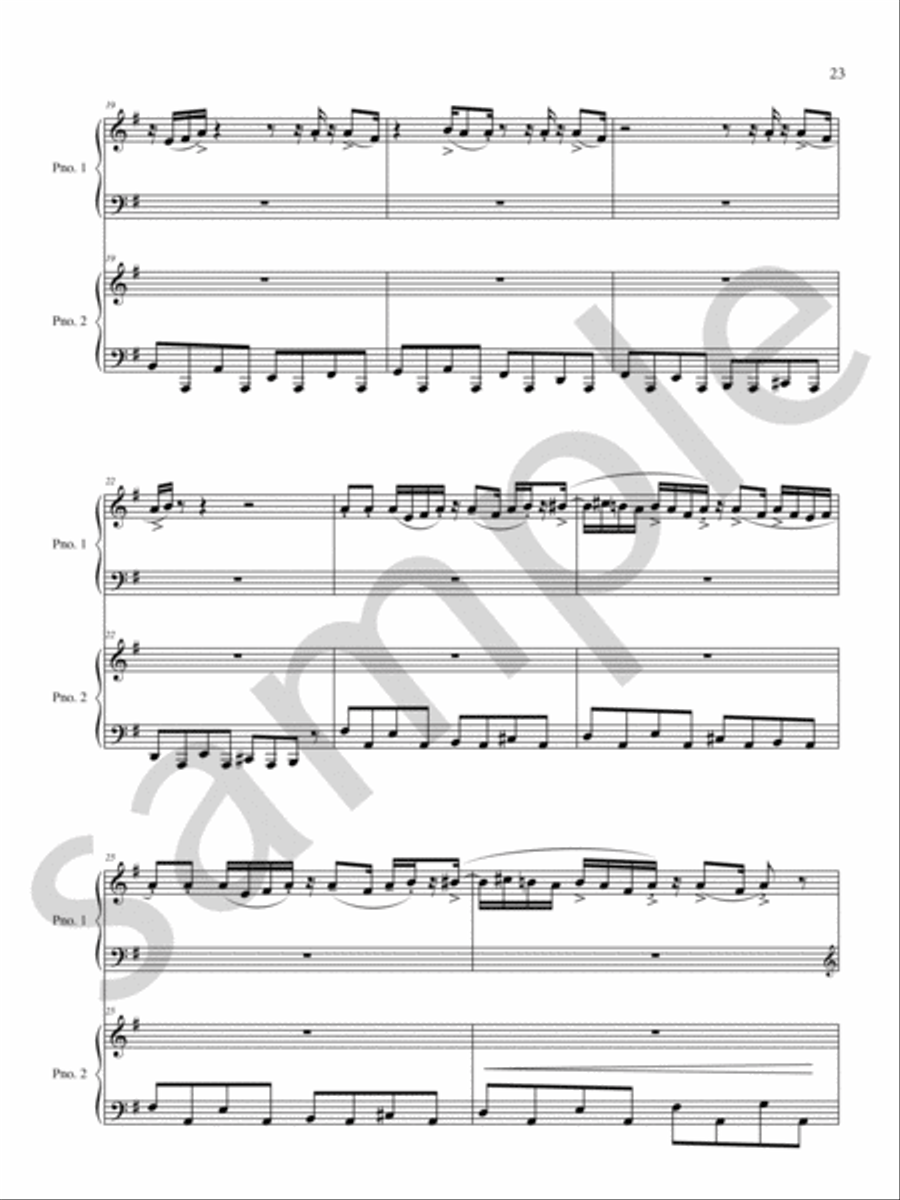 Tenement Rhapsody Tenement Rhapsody Chamber Music scores gallery preview page 13