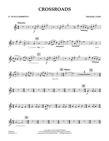 Crossroads - Eb Alto Saxophone 1