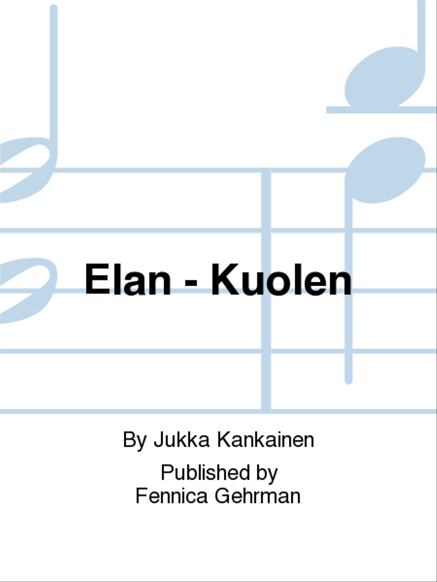 Elan - Kuolen