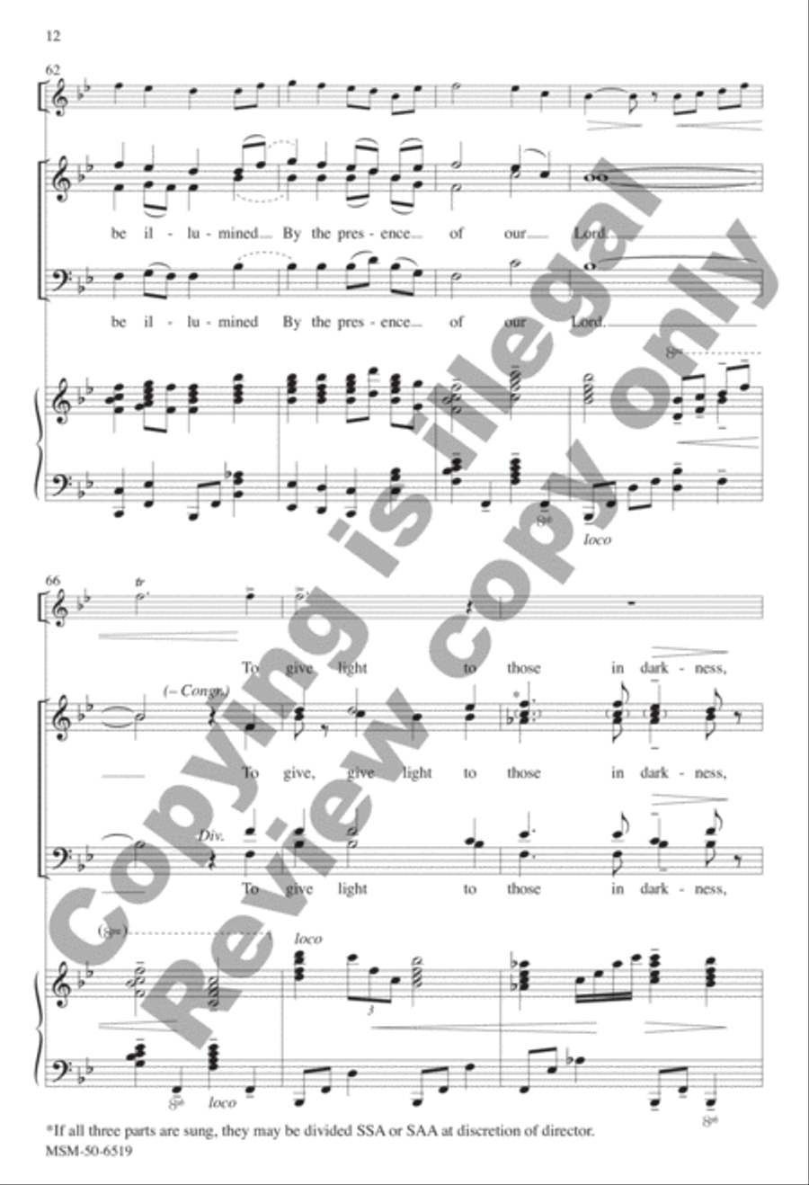 There's a Wideness in God's Mercy 4-Part scores gallery preview page 12