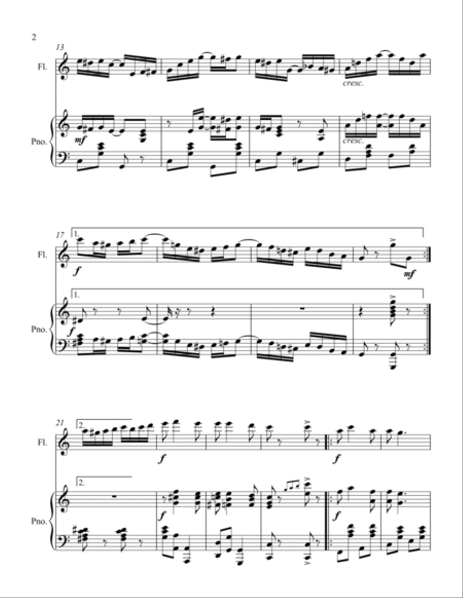 A Breeze from Alabama A Breeze from Alabama Flute Solo scores gallery preview page 4