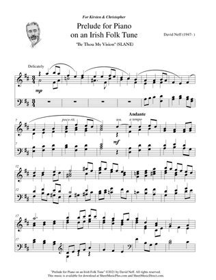 Prelude for Piano on an Irish Folk Tune (SLANE/Be Thou My Vision)