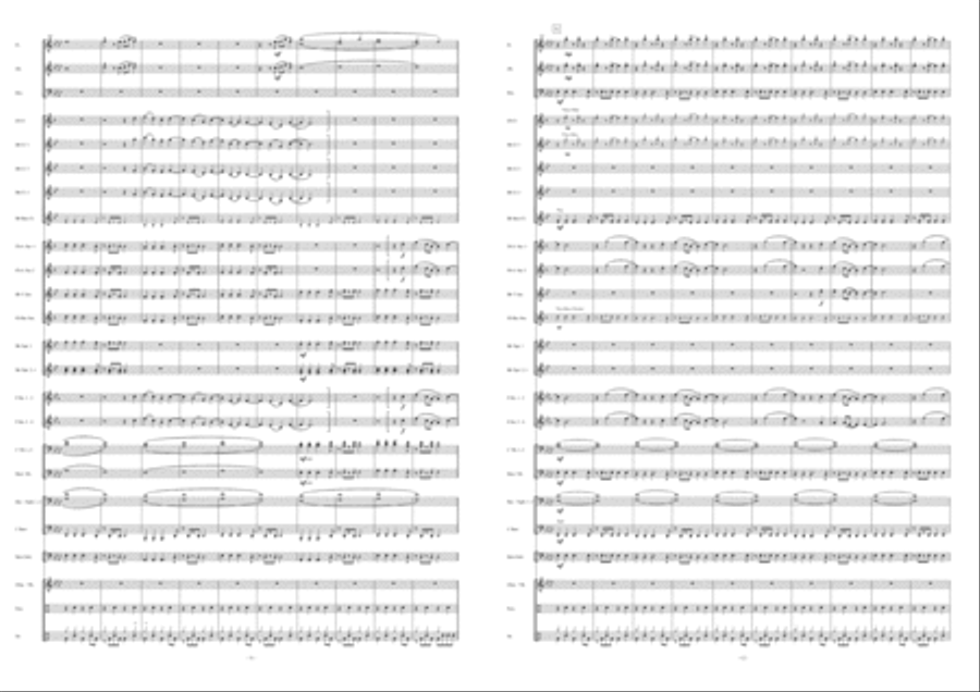 The 80's Charts Medley Fanfare Band scores gallery preview page 7