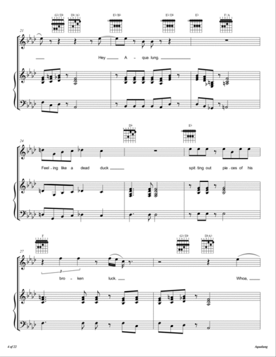 Aqualung Voice scores gallery preview page 5