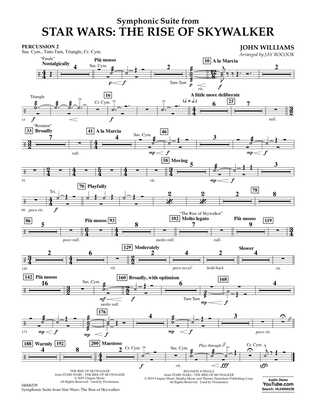Symphonic Suite from Star Wars: The Rise of Skywalker (arr. Bocook) - Percussion 2