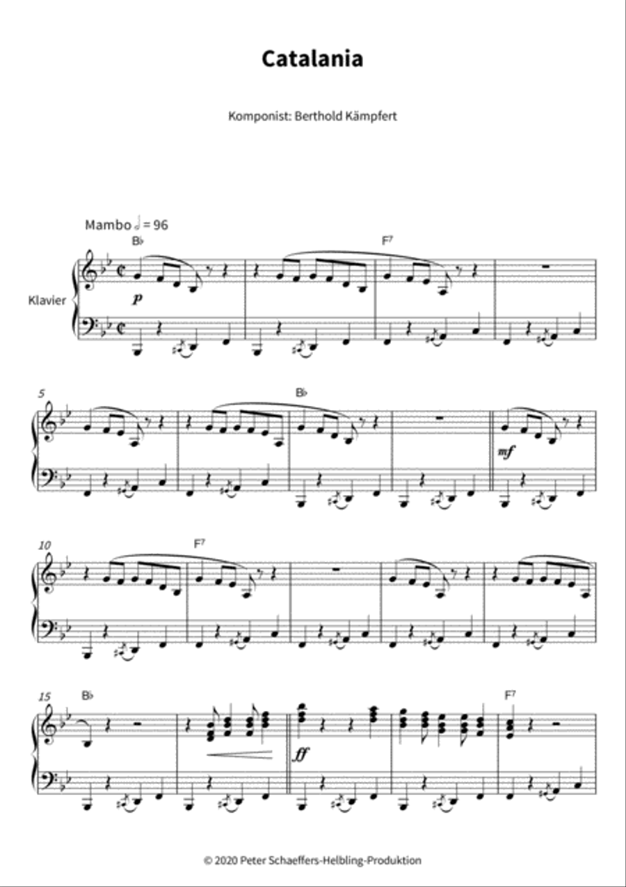 Catalania Catalania Piano scores gallery preview page 3