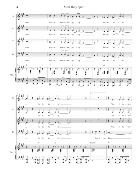 Most Holy Spirit (SATB) image number null