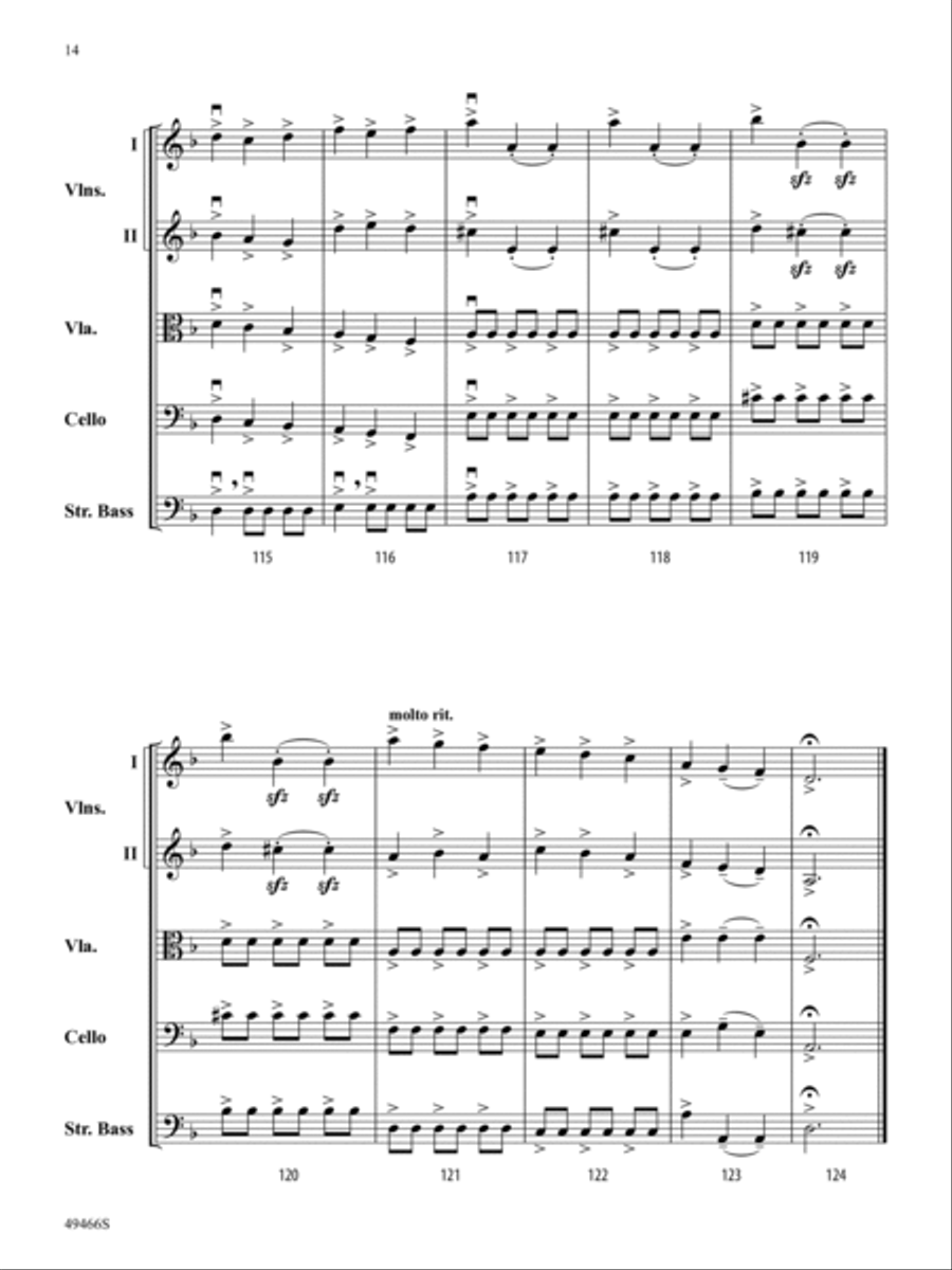 Shipwreck Coast String Orchestra scores gallery preview page 15